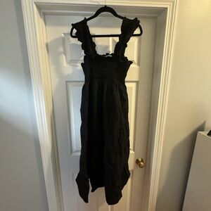 Hill House Home - Ellie Nap Dress - Black Dot - XL